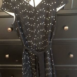 Talbots Black Short Sleeved Dress 12P